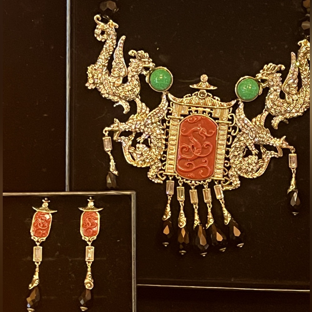 Heidi Daus Collective Wisdom Necklace and Earrings